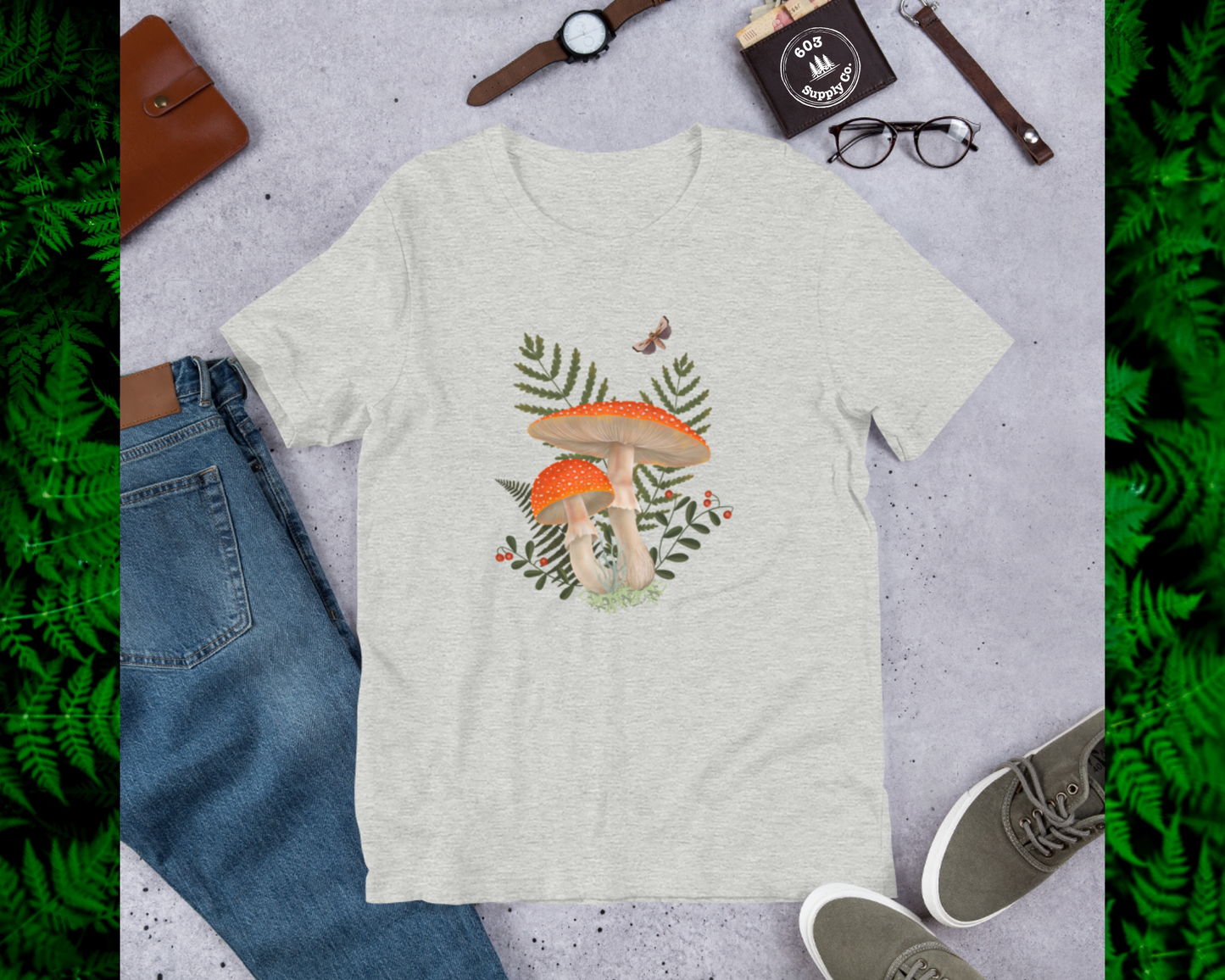 Fly Agaric Mushroom - Unisex t-shirt