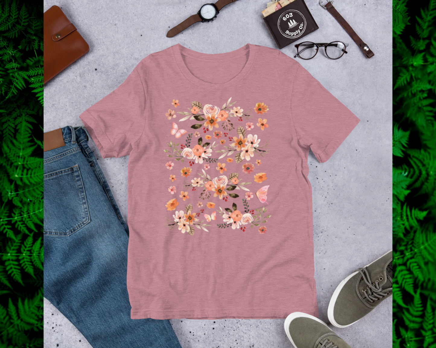 Botanical Series - Autumn Floral - Unisex t-shirt