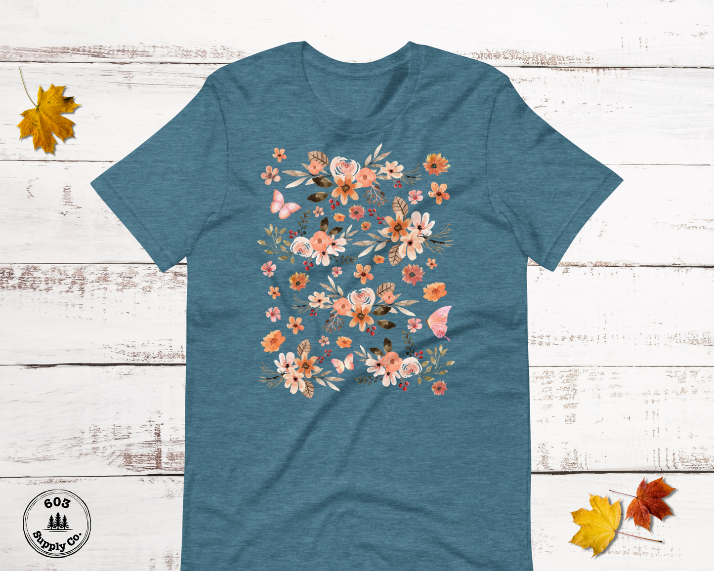 Botanical Series - Autumn Floral - Unisex t-shirt