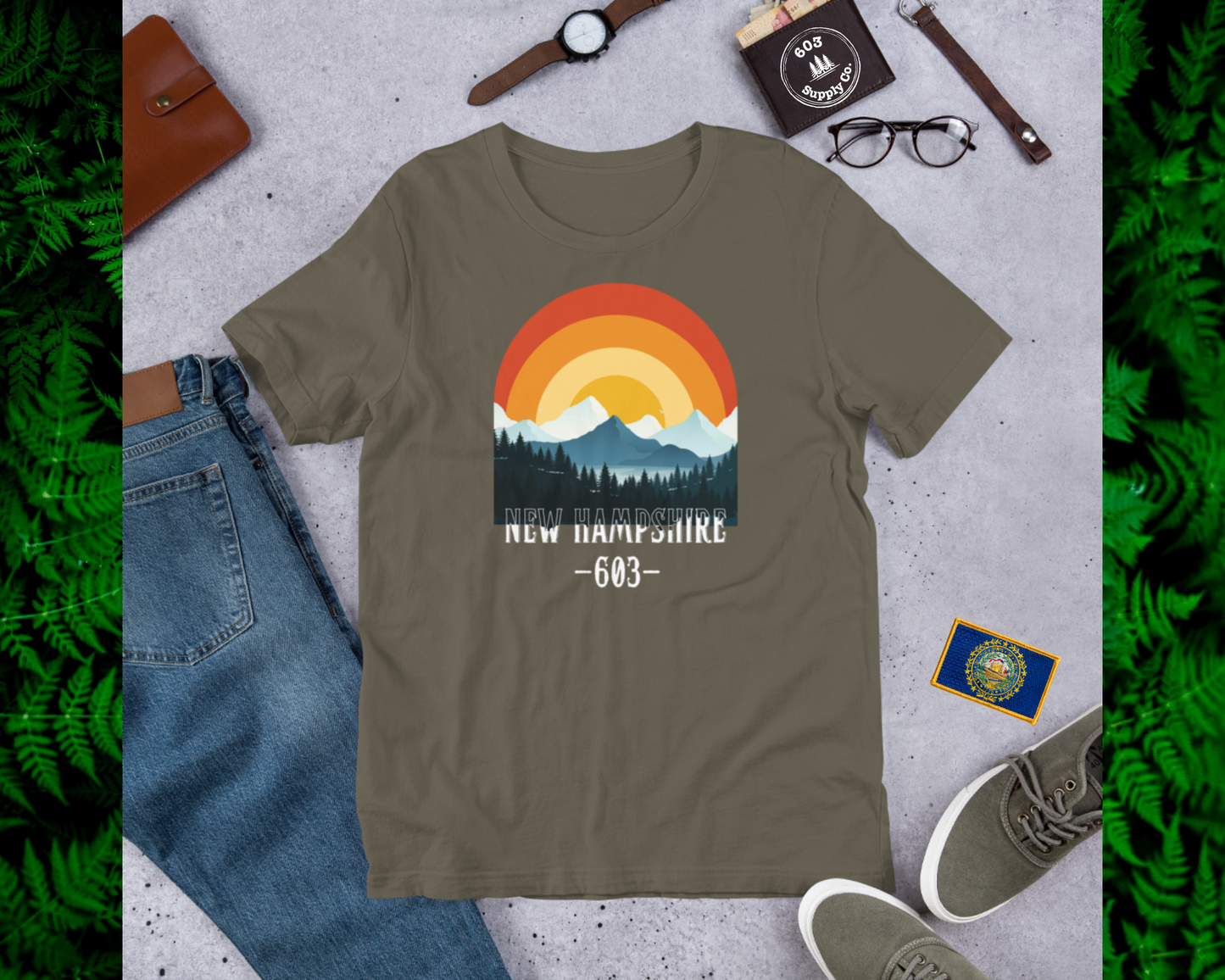 New Hampshire Mountains - Unisex t-shirt