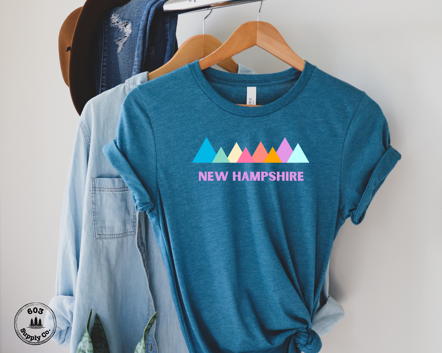 New Hampshire (Pastel) - Unisex t-shirt