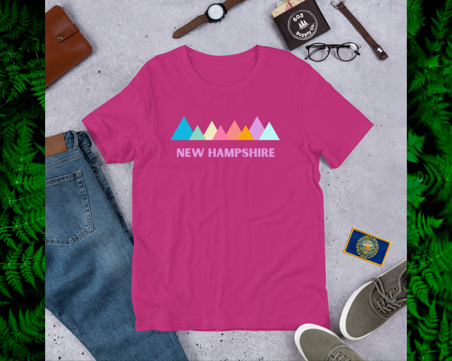 New Hampshire (Pastel) - Unisex t-shirt