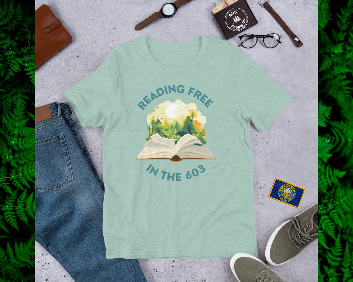 Reading Free in the 603 - Unisex t-shirt