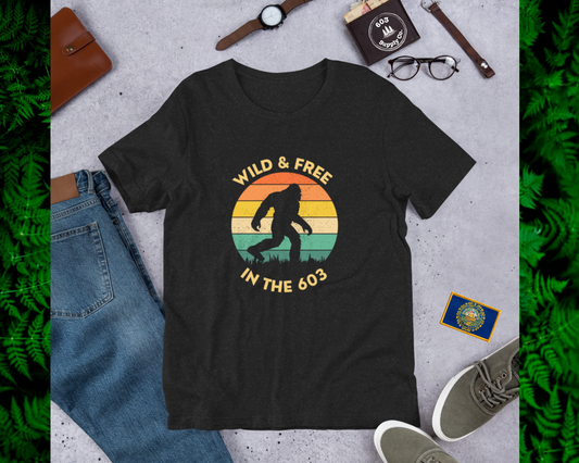 Wild & Free in the 603 - Unisex t-shirt