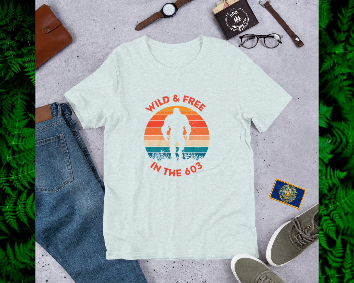 Wild & Free in the 603 - Unisex t-shirt